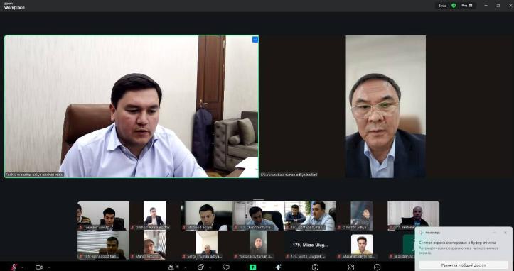  Zoom platformasi orqali o‘quv-seminar o‘tkazildi