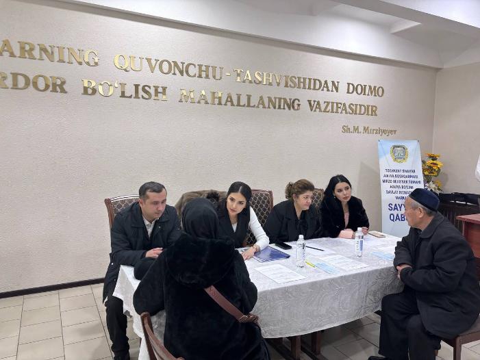 Adliya xodimlari aholi murojaatlarini o’rganmoqda