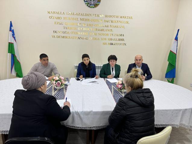 Xotin-qizlar uchun sayyor qabullar tashkil etilmoqda 